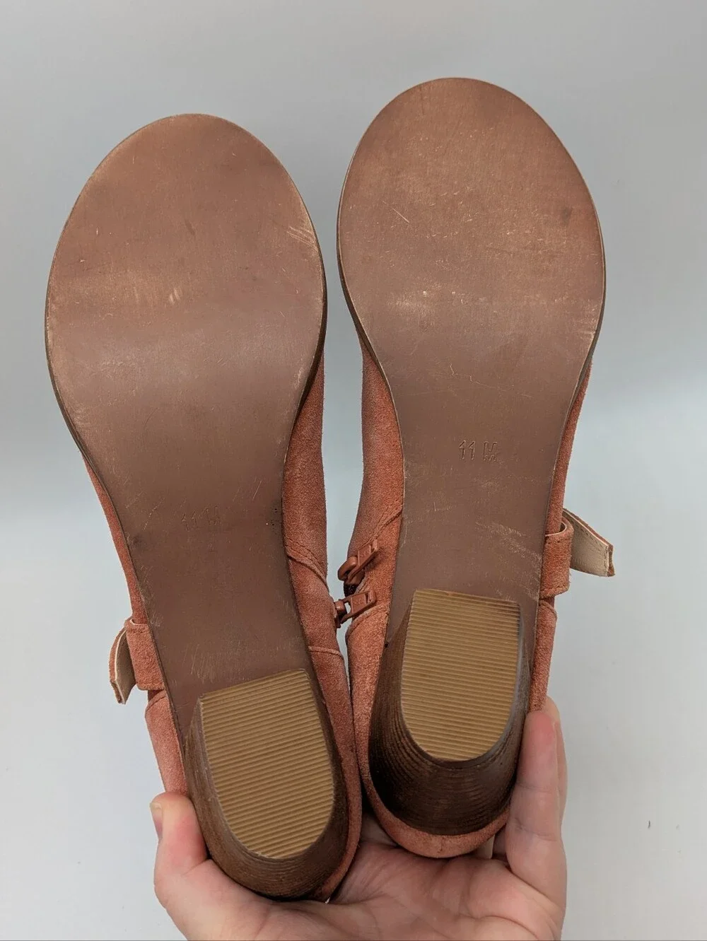 Matisse Harper Burnt Orange Suede Leather  Heeled Ankle Bootie 11